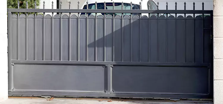 Metal Driveway Gate Installation Dunwoody