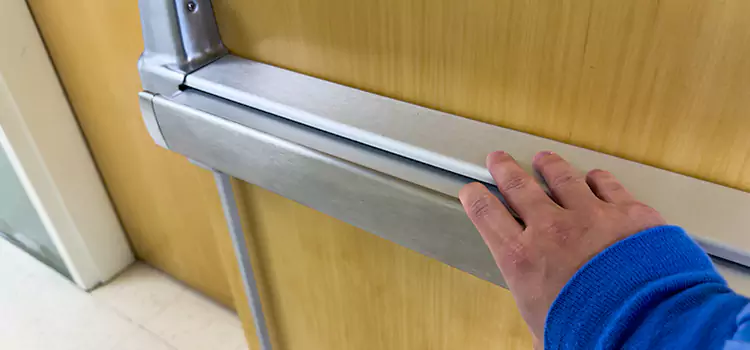 Installing a Push Bar on a Door Dunwoody